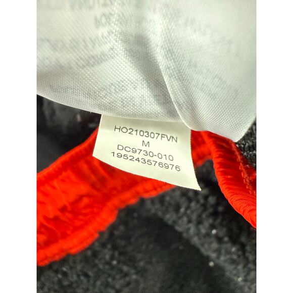 Jordan Sherpa Fleece Joggers M Black Red Cargo Pocket DC9730-010 Jumpman Pants - Picture 6 of 10